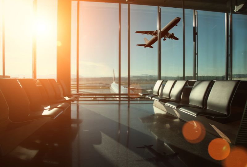 Two men on trial over theft from passenger at airport